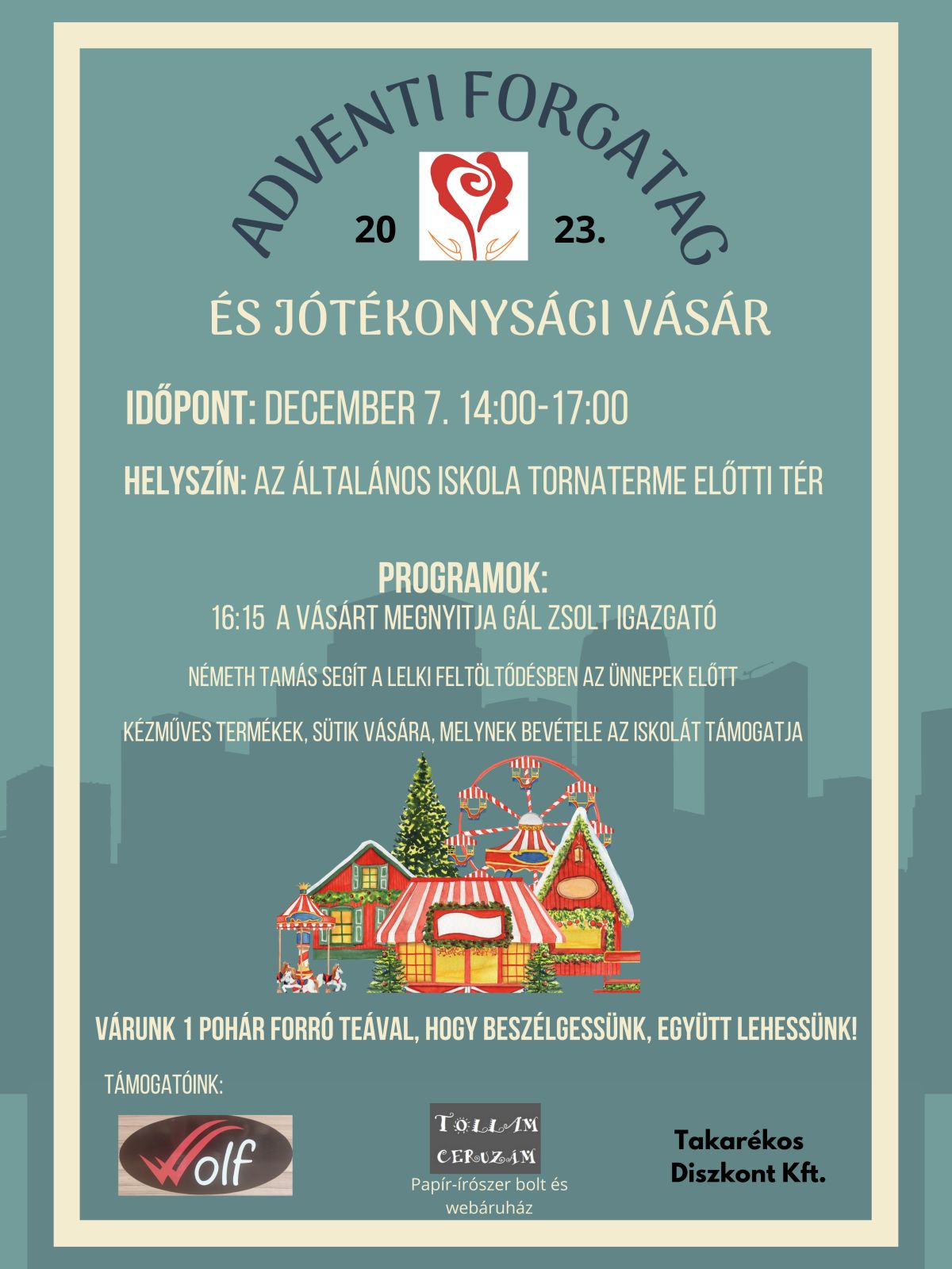 Adventi forgatag és jótékonysági vásár 2023